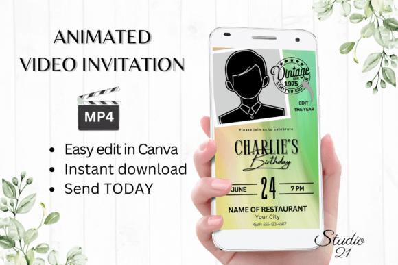 Animated Digital Birthday Invitation: Your Instant Celebration Starter
