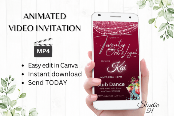 Celebrate in Style: Effortless 21 & Legal Birthday Invites