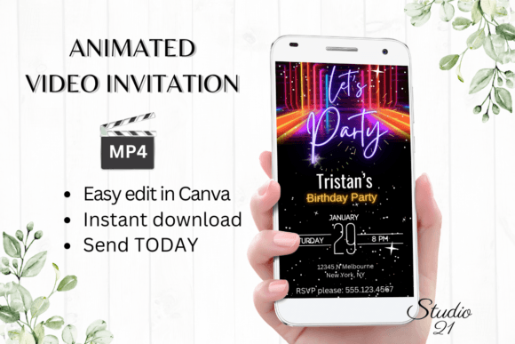 Create a Lasting Impression with an Animated Birthday Party Invitation