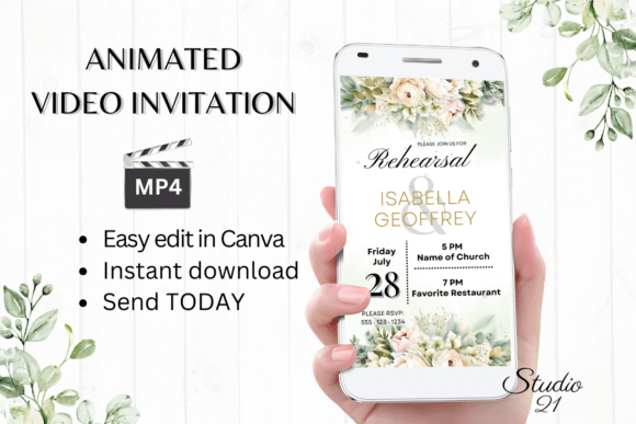Electronic Rehearsal Dinner Invite W7428: A Modern Solution for Event Hosts