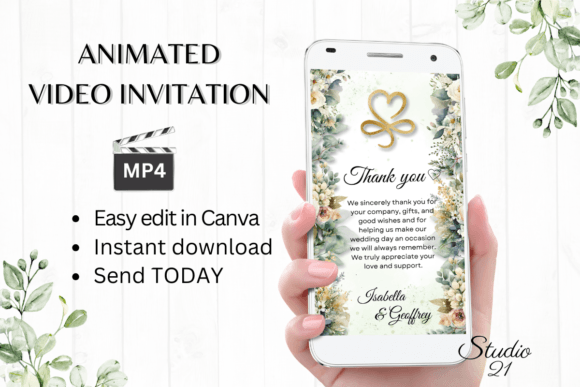 Elegant Digital Thank Yous: The W9424TU Animated Template
